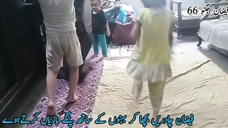 Faizan doing mischiefs