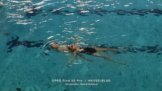 Kids swimming