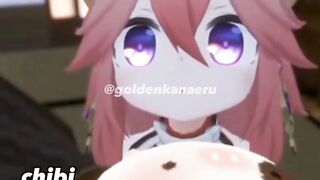Yae miko chibi ><