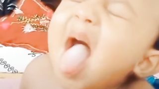 cute baby  and funny video