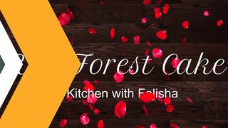 Red forest cake