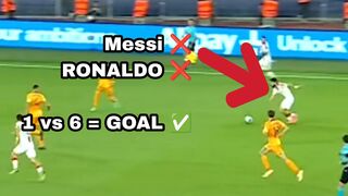 Bukan Messi juga bukan Ronaldo!! 1VS6=GOAL AMAZING ????????????