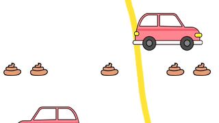 Gurita menyebrangi mobil (Draw to home)