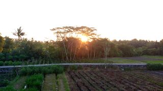the sky split open in Bantul, Yogyakarta before the earthquake on Friday, June 30, 2023