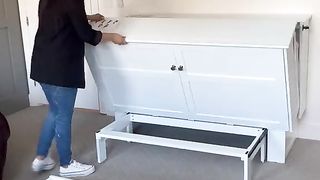 One of the best pieces of furniture for multi-functioning rooms!| Diy Woodworking Techniques