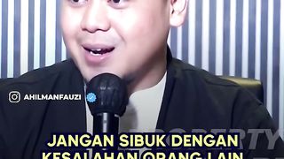 Nasehat kehidupan Ustadz Hilman