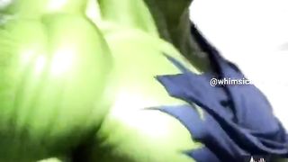 Naruto character but hulk#shorts #anime #naruto #hulk #avengers #marvel #art #fun
