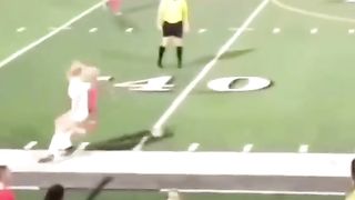 Amzing women skill on football!