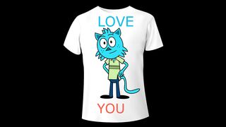 animation t shirt logo design art