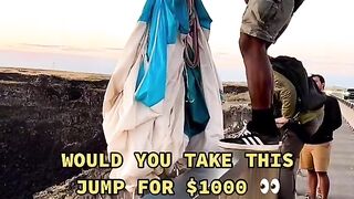 Base Jumping of bridge