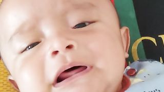 Baby crying so cute