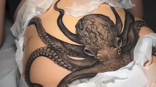 tattoo style jellyfish artist "prettiest popular short video