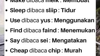 Kata kerja sering digunakan