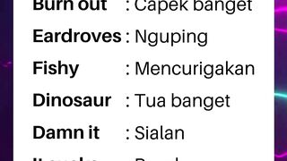 Kosakata Gaul Sering dipakai