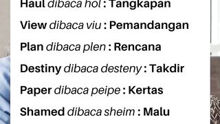 Latih Pengucapan Bahasa Inggris Sehari Hari