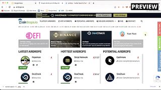Cuman ribuang dolar dari airdrop gratisan