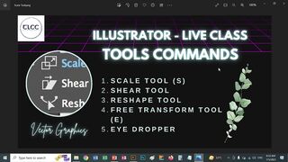 8- Illustrator Scale Tool  Commands TLCC - Live Class