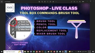 Photoshop Brush Tool Commands TLCC- Live Class