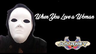 Journey - When You Love a Woman lyrics style of Typography