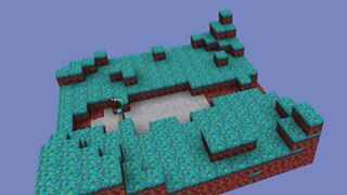 One chunk build in minecraft