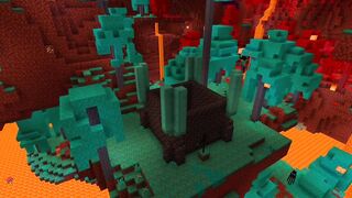 House in nether minecraft timelapse build