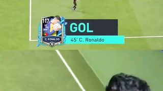 Only in this game Messi and Ronaldo hugging each others!!!