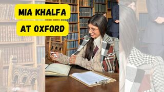 Mia Kalifa Comes To Oxford University