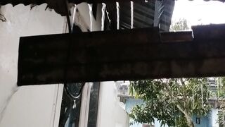 heavy rain during the day