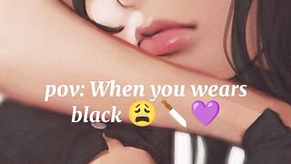 When you wears black ????????