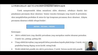 Persamaan Dasar Akuntansi