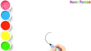 Train Drawing and Coloring, Painting for Children, Toddlers | Animated Pictures for Kids