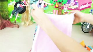 Barbie doll - Barbie doll Vehicle with bike