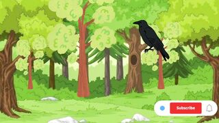 Thirsty crow full story in urdu #viral #cartoon #animatedcartoon #moralstories