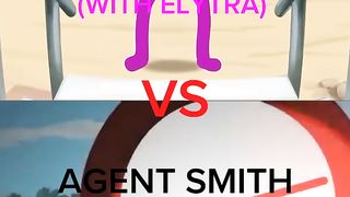 Purple (with elutra) Vs Agent Smith