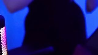 AETERNA was so engrossed in dancing that she ended up falling.