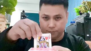 Magic trick tukar Card