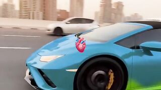 Luxury cars and rich life