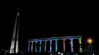 Suasana malam Rain city