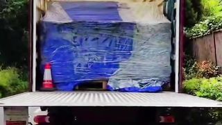 Piano delivery and wood machine collection