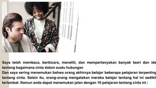 10 Hal Tentang Cinta Yang Kebanyakan Orang Belajar Terlambat Dalam Hidup