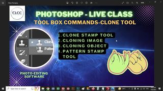 Photoshop Clone Stamp Tool Command TLCC Live Class