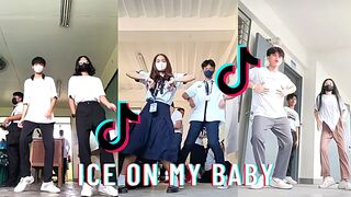 ICE ON MY BABY (SPED UP) - TIKTOK DANCE COMPILATION (LATEST 2022)