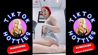 CUTE GIRL TWERK IN SHORTS TIKTOK CHALLENGE