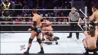 The Brotherhood, Los Matadores & El Torito vs. Rybaxel & 3MB: WWE Main Event, Feb. 26, 2014