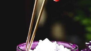 Splendid crystal incense burner relaxing, relaxing video ASMR