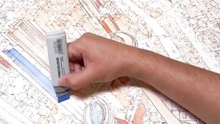 Draw a city from above