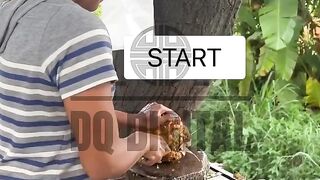 God's skill is peeling & cutting pineapple in less than a minute