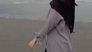 Suasana pantai cipatujah