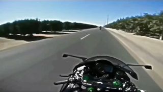 Kawasaki ninja H2 vs tesla