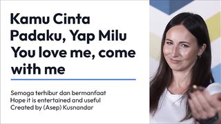You love me, come with me